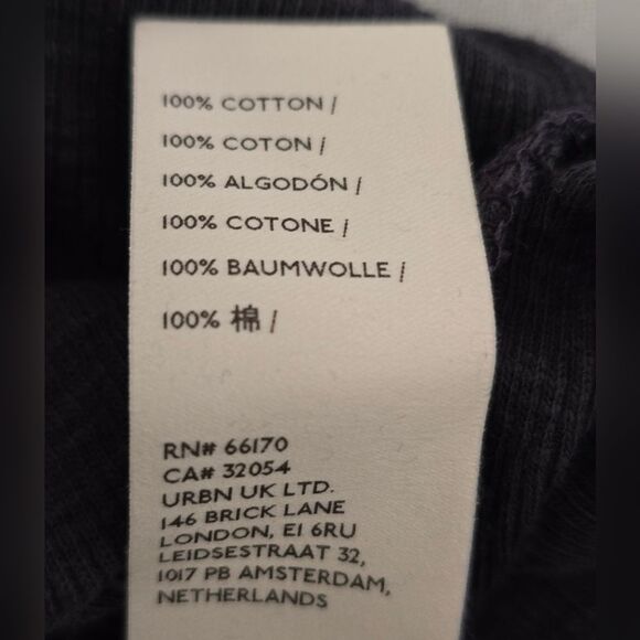 ✨️Free People | Londontown Asymmetrical Ribbed Thermal Top| Med |Oversized✨️ - Picture 7 of 8